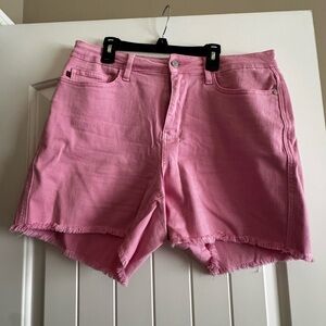 Judy Blue Pink Jean Shorts